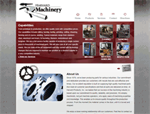 Tablet Screenshot of harvardmachinery.com